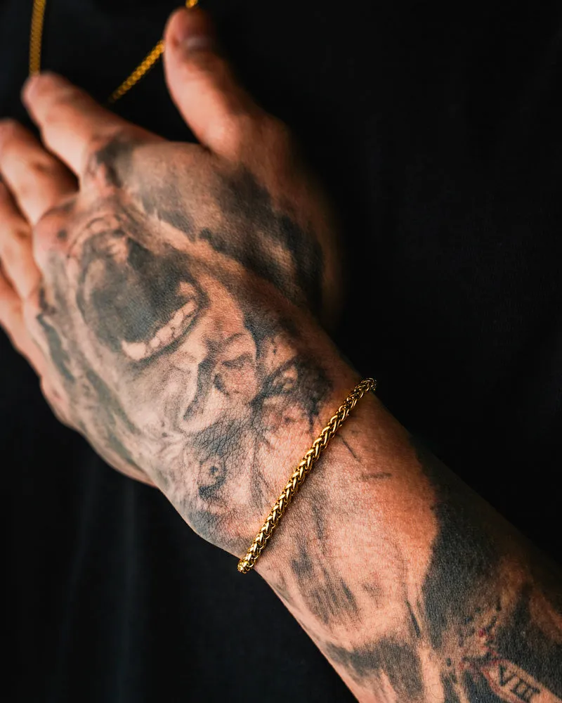 3 Gold Chain Bracelets Free - 48hrs only