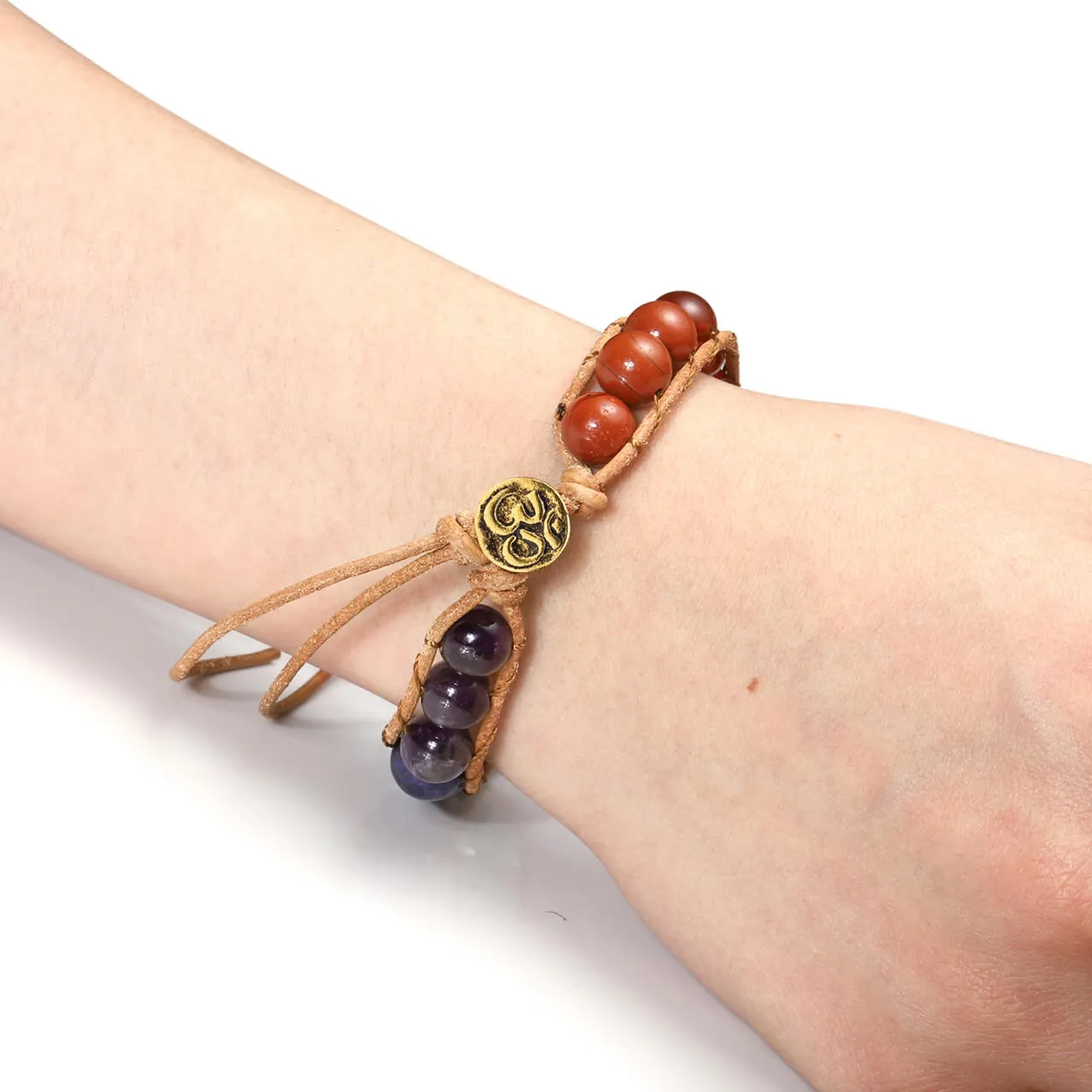 7 Chakras Crystal Beads Bracelet | Jovivi