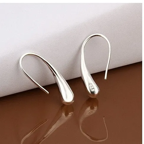 .925 Silver Teardrop Earrings