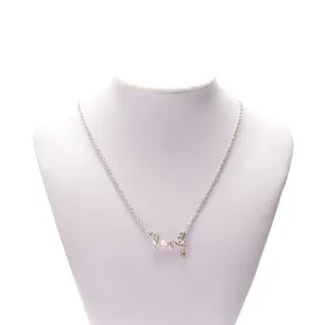 Alloy LOVE Word Necklace for Women