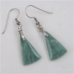 Amazonite Designer Cut Earrings Fashionable Gemstone Drop Earrings