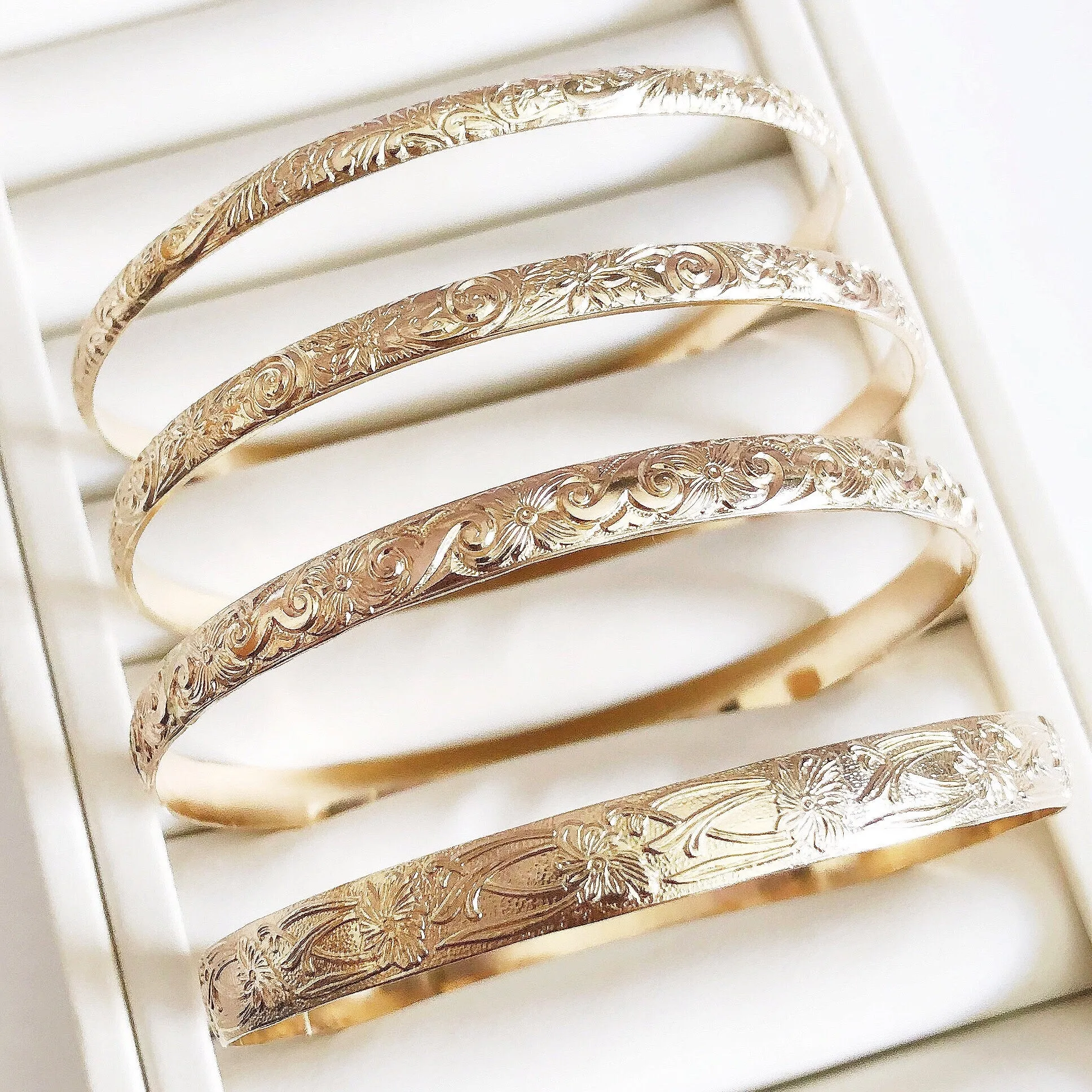 Bangle Jasmin - 6mm heirloom bangle (B423)