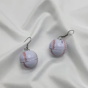 Baseball Earrings