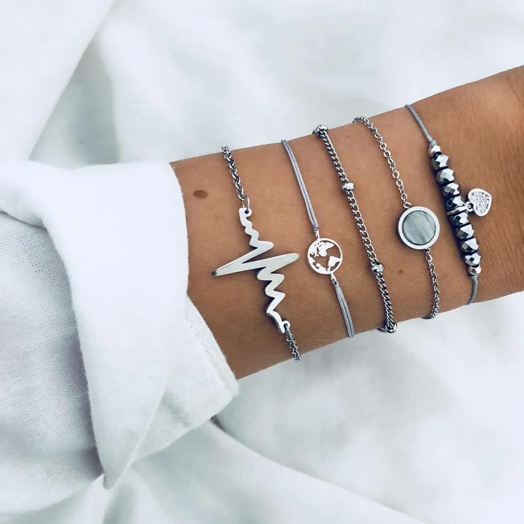 Bohemian Bracelets & Bangles Set