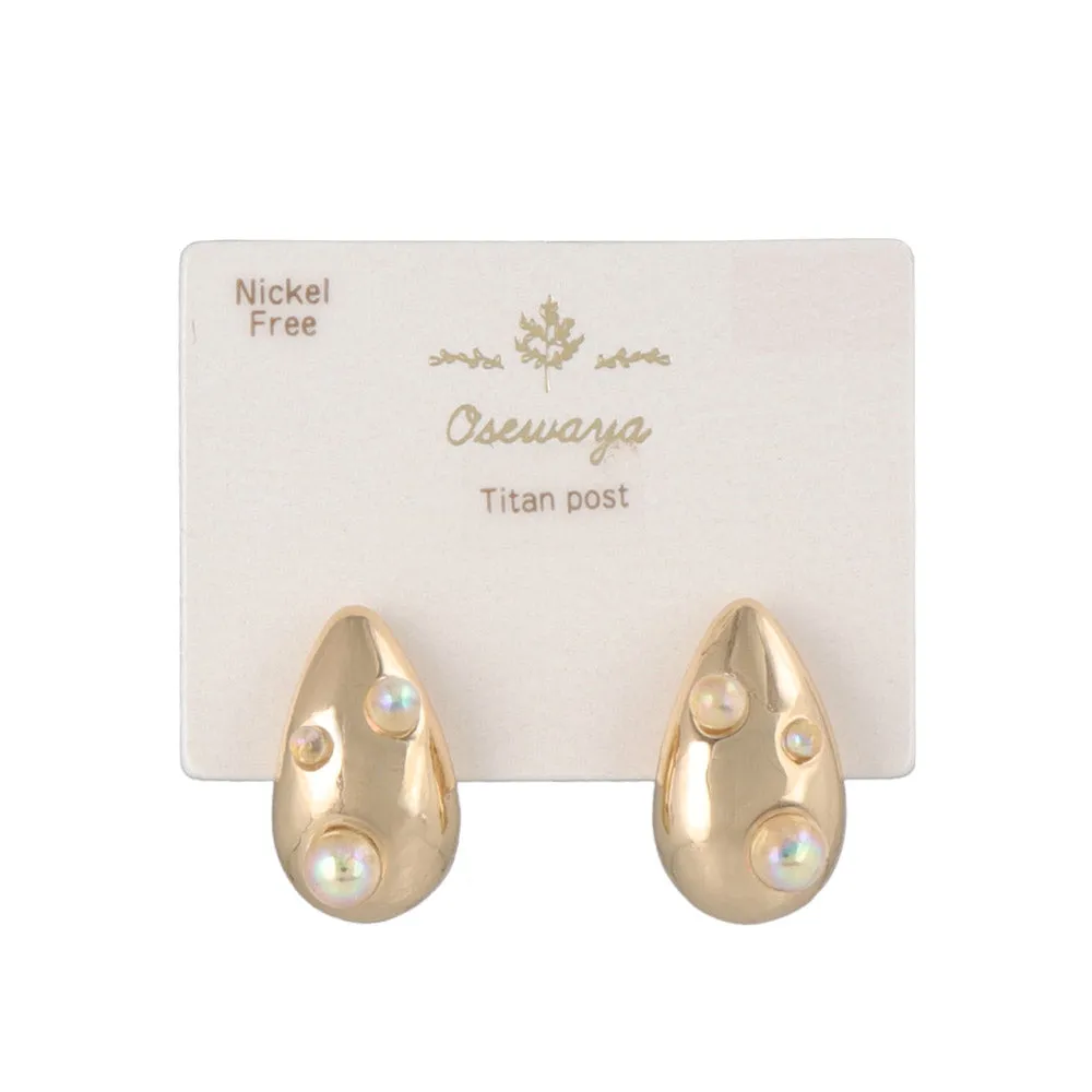 Bubbled Puffy Drop Earrings