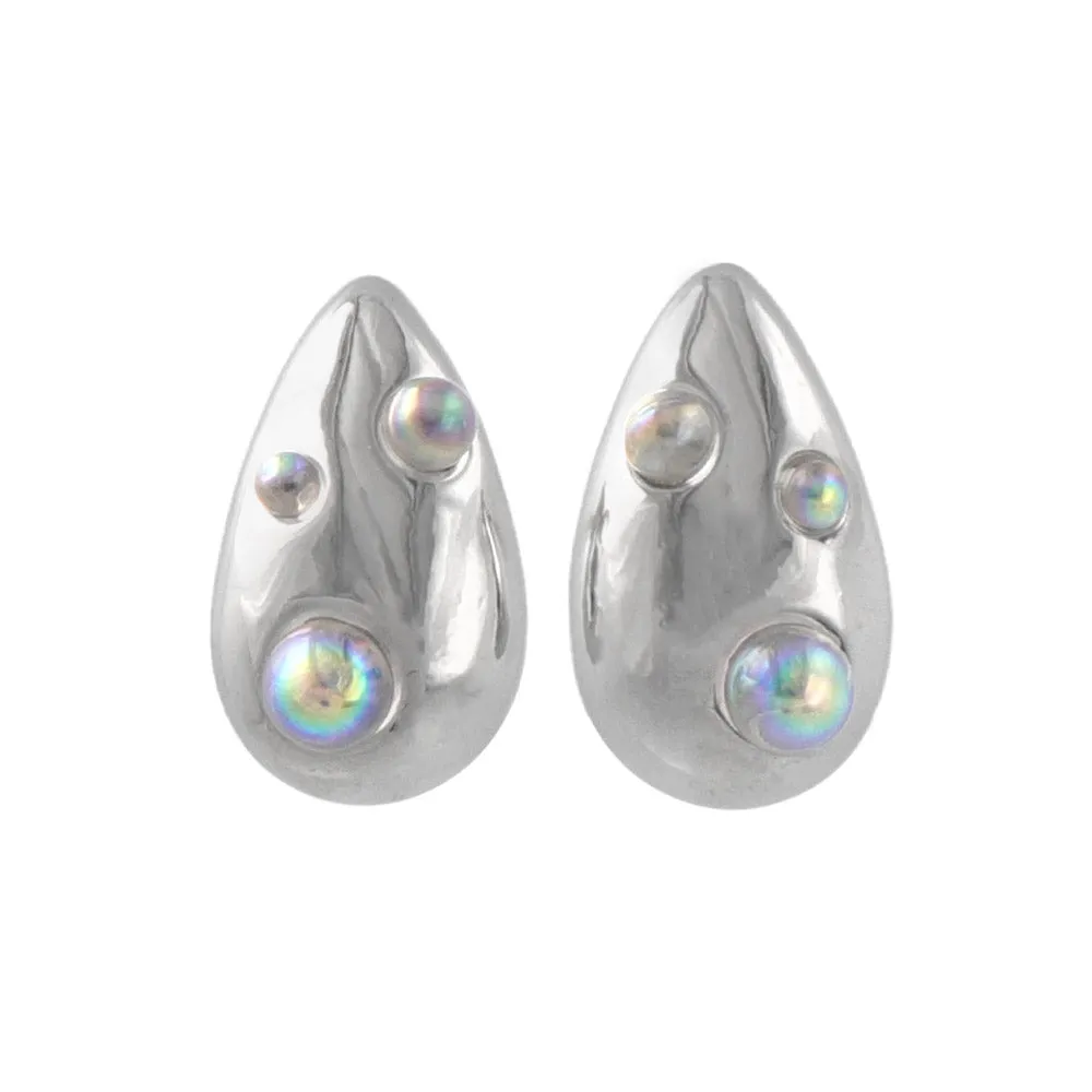 Bubbled Puffy Drop Earrings