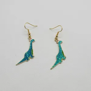 Christmas Dino Earrings