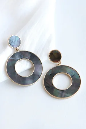 CIRCLE DANGLE EARRINGS