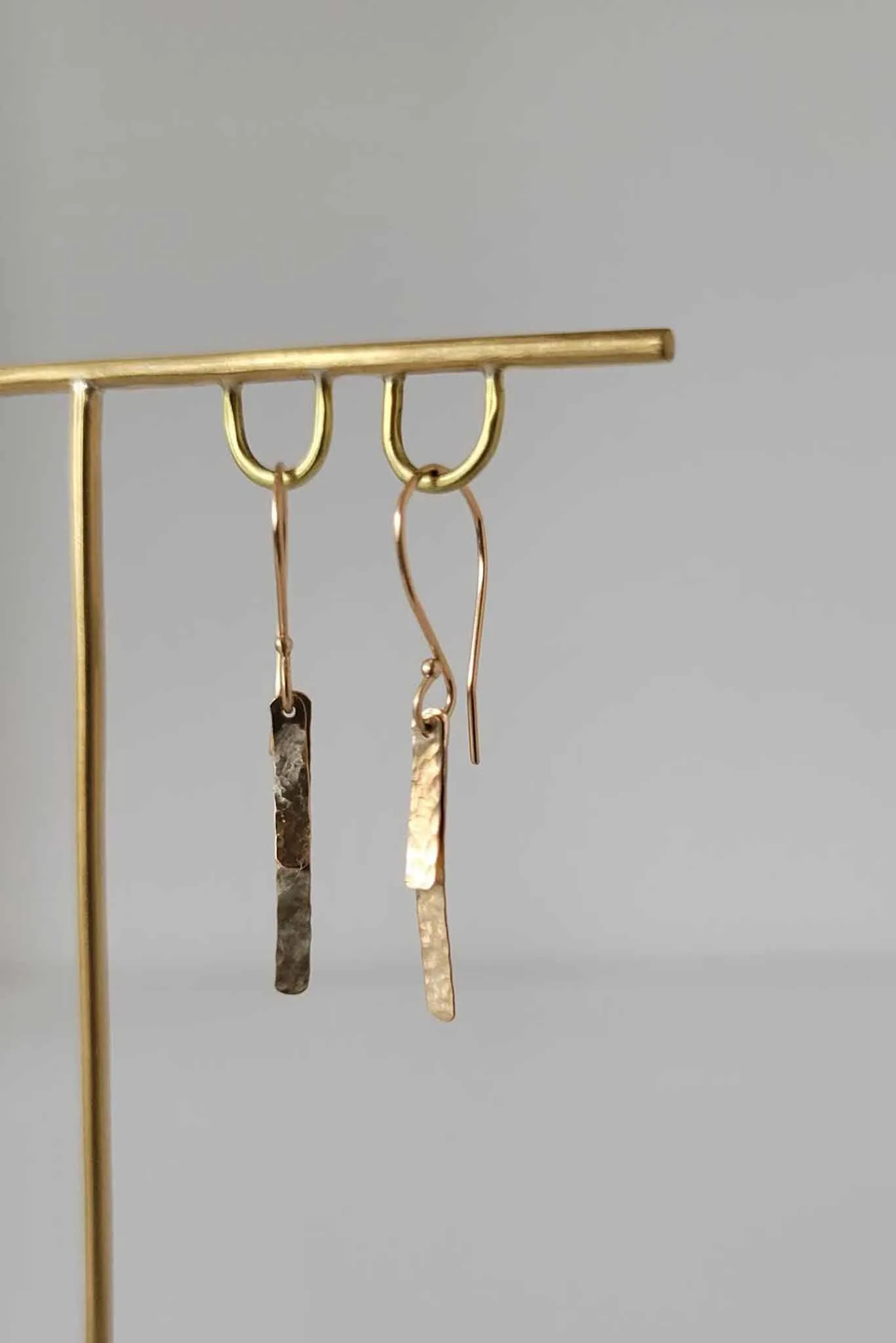 Cobamae 14K Baguette Earrings