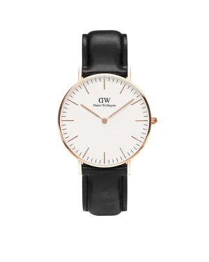 Daniel Wellington Classic 36 Sheffield Rose Gold & White Watch