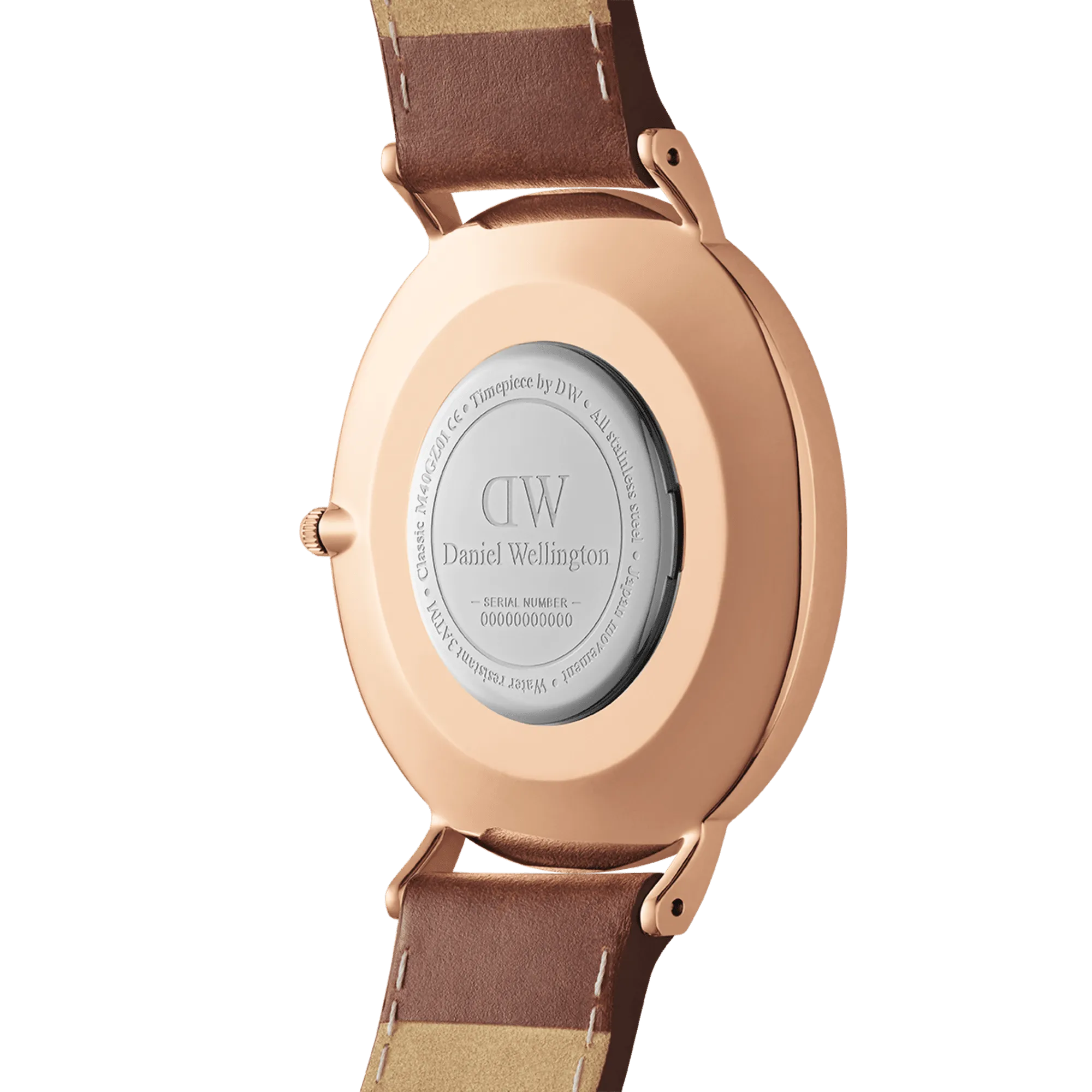 Daniel Wellington Classic 40 St Mawes Rose Gold & Amber Watch