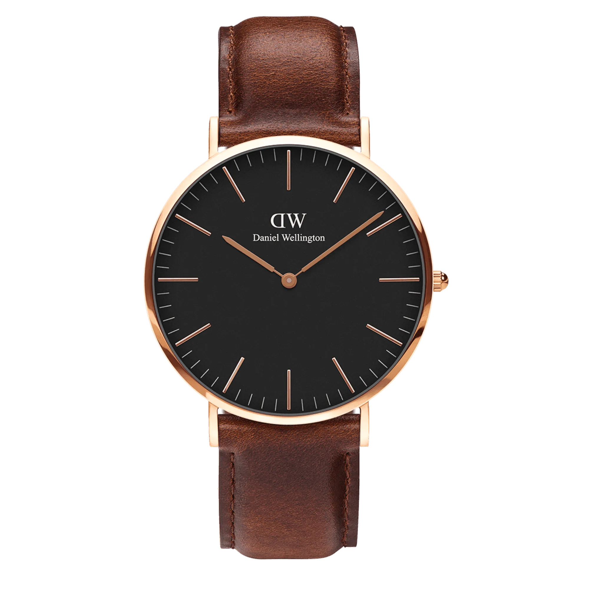 Daniel Wellington Classic 40 St Mawes Rose Gold & Black Watch