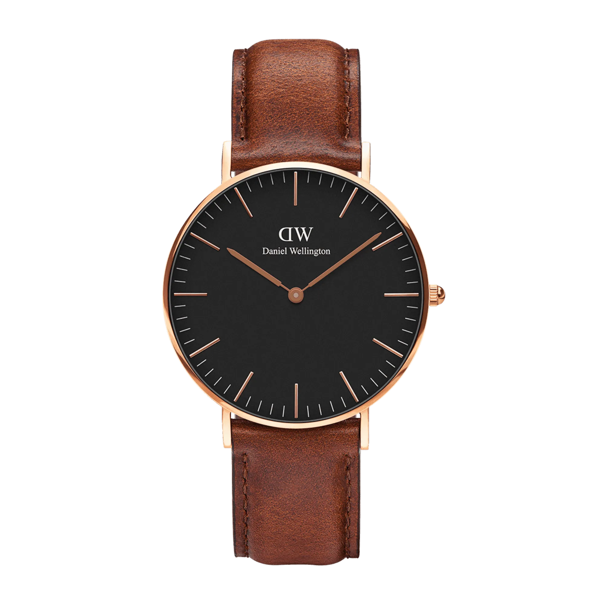 Daniel Wellington Classic 40 St Mawes Rose Gold & Black Watch