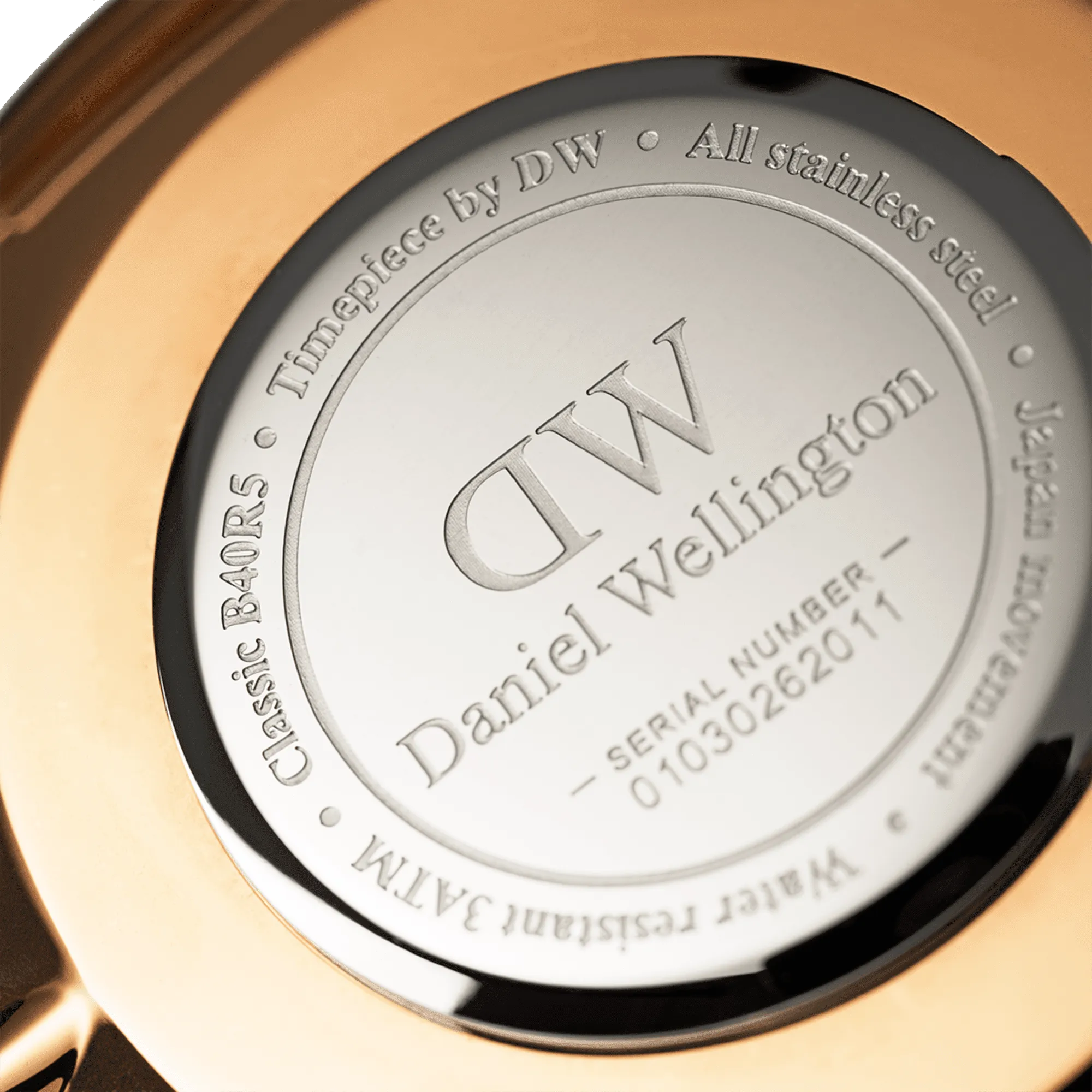 Daniel Wellington Classic 40 St Mawes Rose Gold & Black Watch