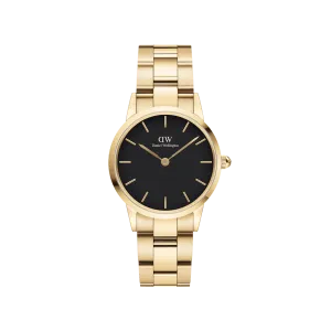 Daniel Wellington Iconic Link 32 Black & Gold Watch