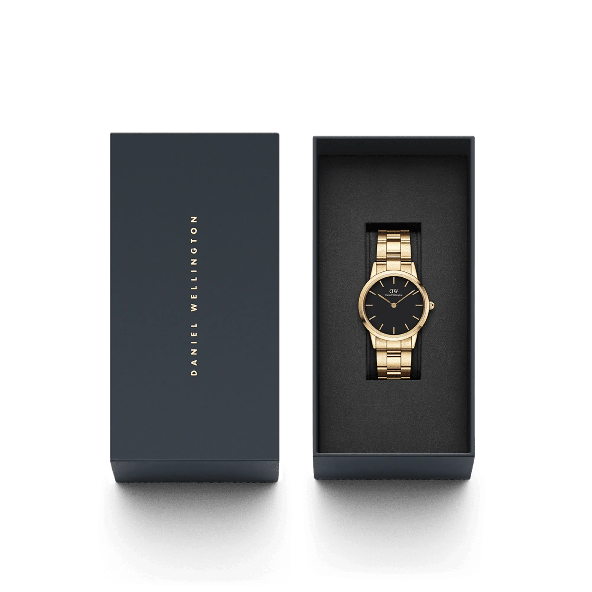 Daniel Wellington Iconic Link 32 Black & Gold Watch