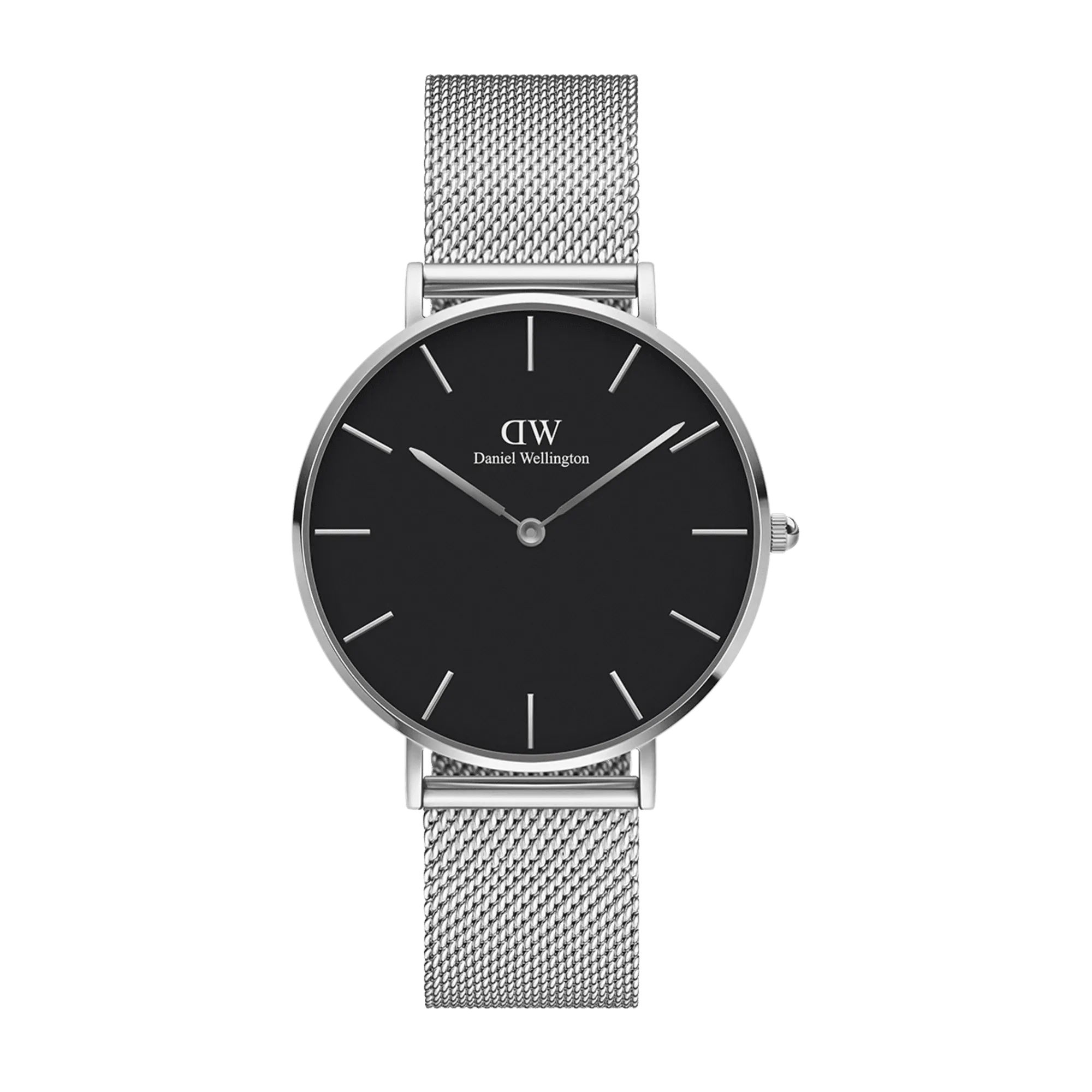 Daniel Wellington Petite 32 Silver & Black Watch