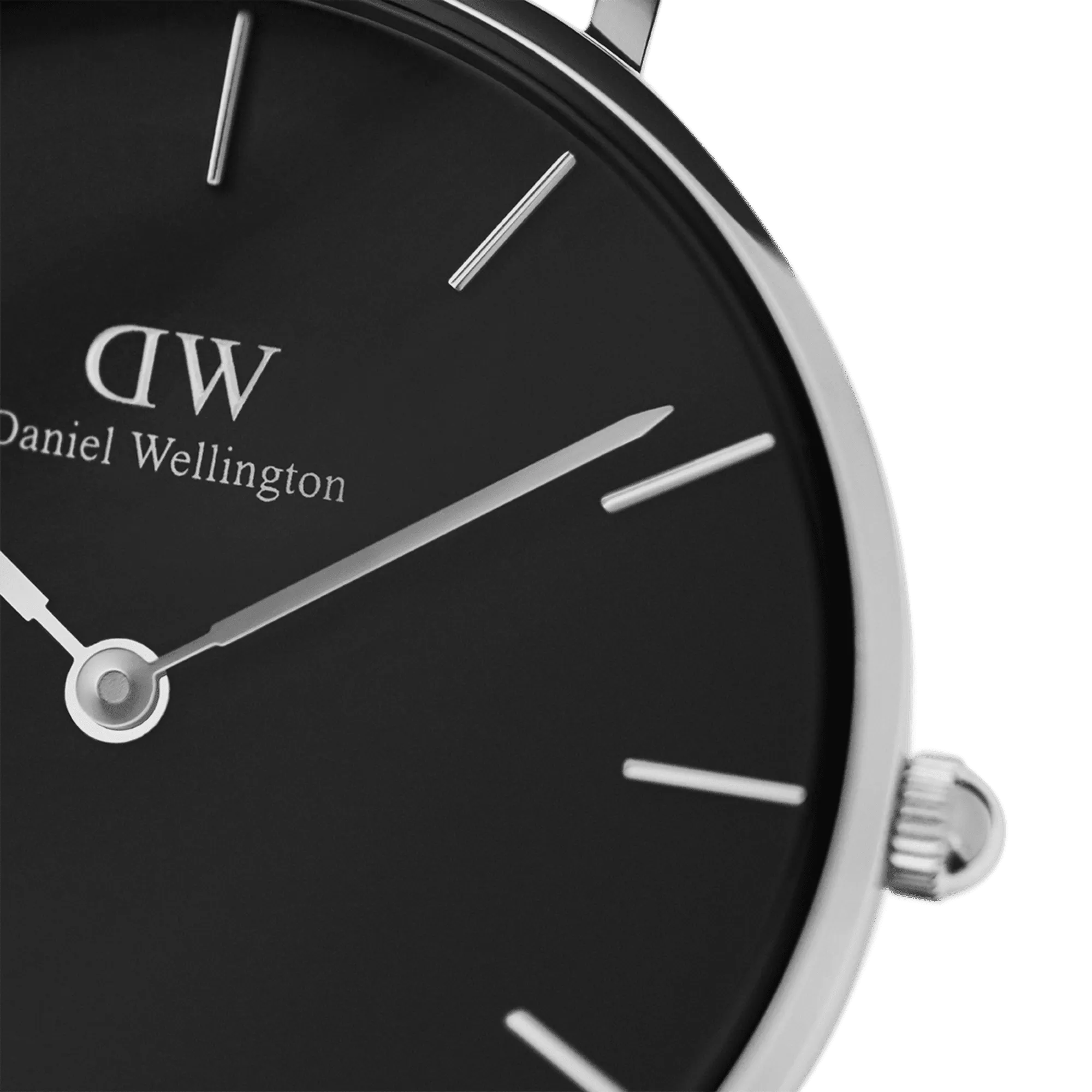 Daniel Wellington Petite 32 Silver & Black Watch