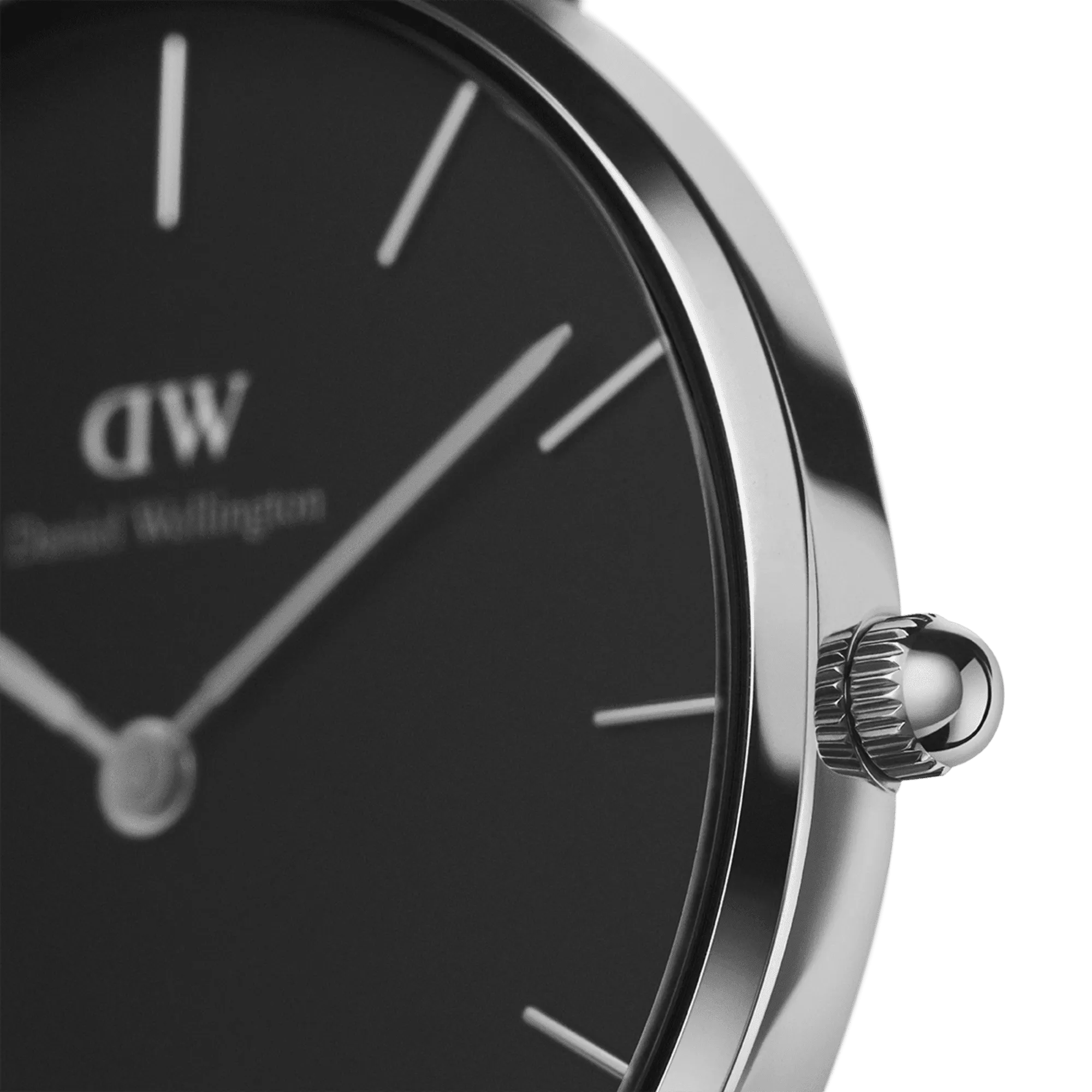 Daniel Wellington Petite 32 Silver & Black Watch