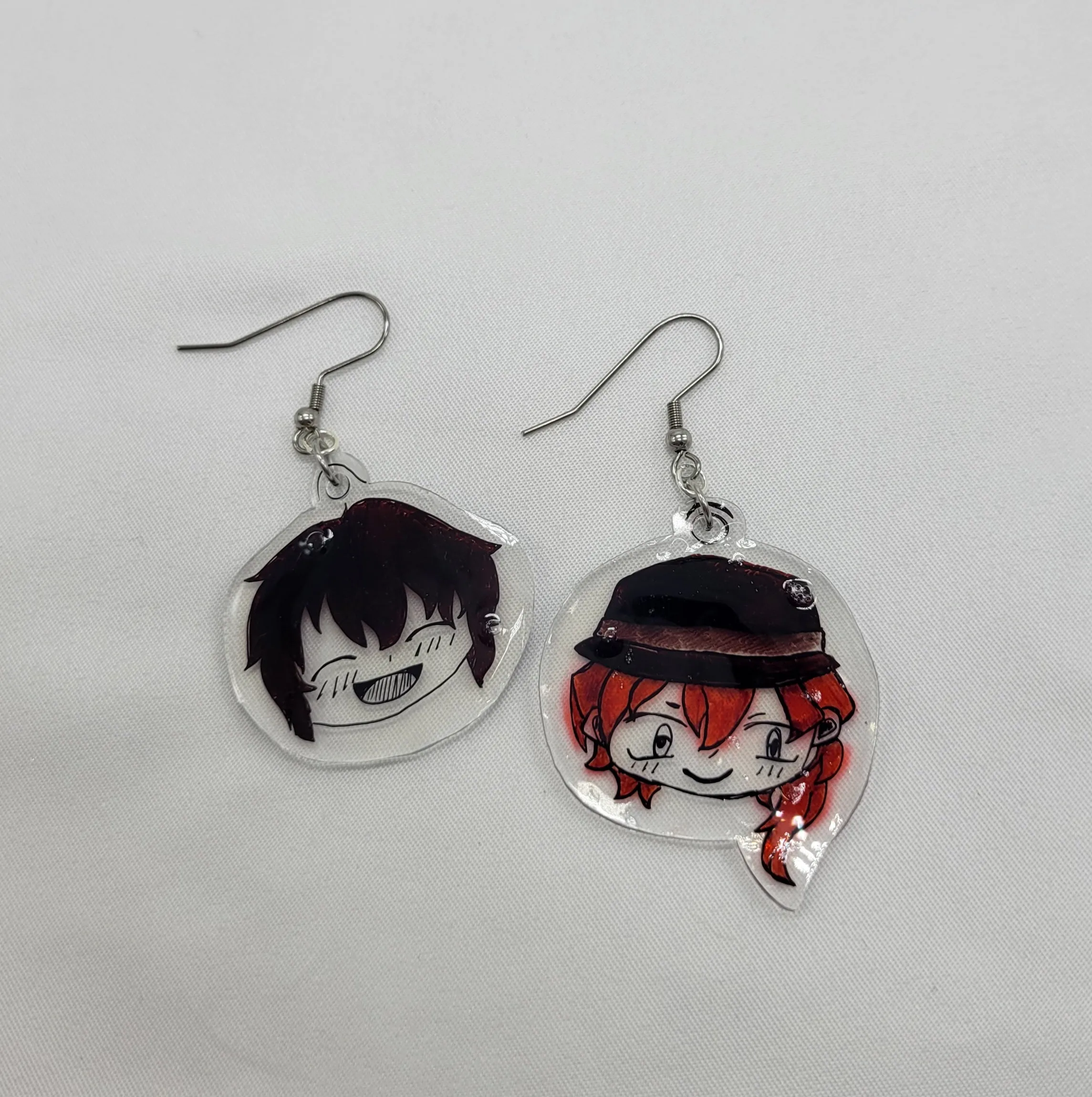 Dazai and Chuuya Earrings