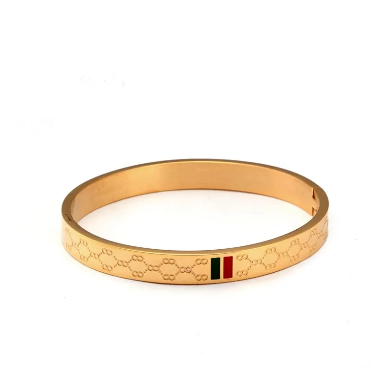 Fashion Love Bangles Female Gold Plating Bracelet