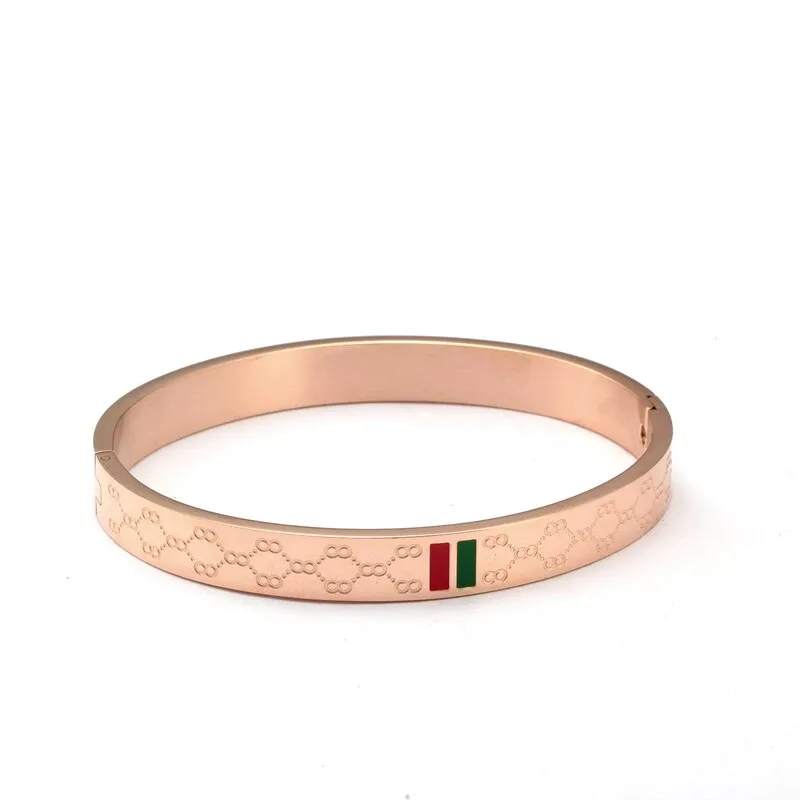 Fashion Love Bangles Female Gold Plating Bracelet