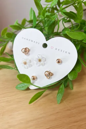 Flower Earring Set