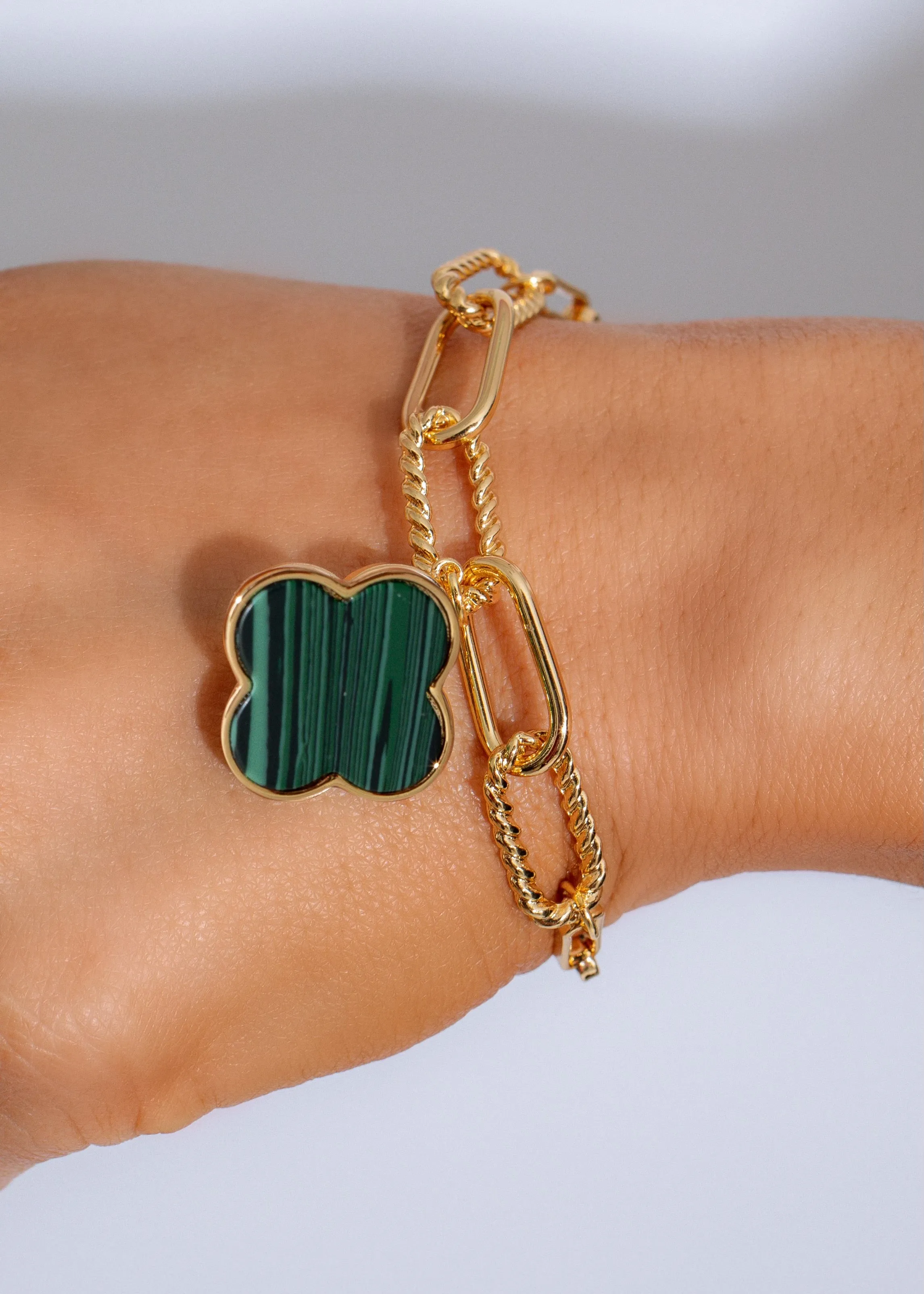 Fortuna Charm Bracelet Green