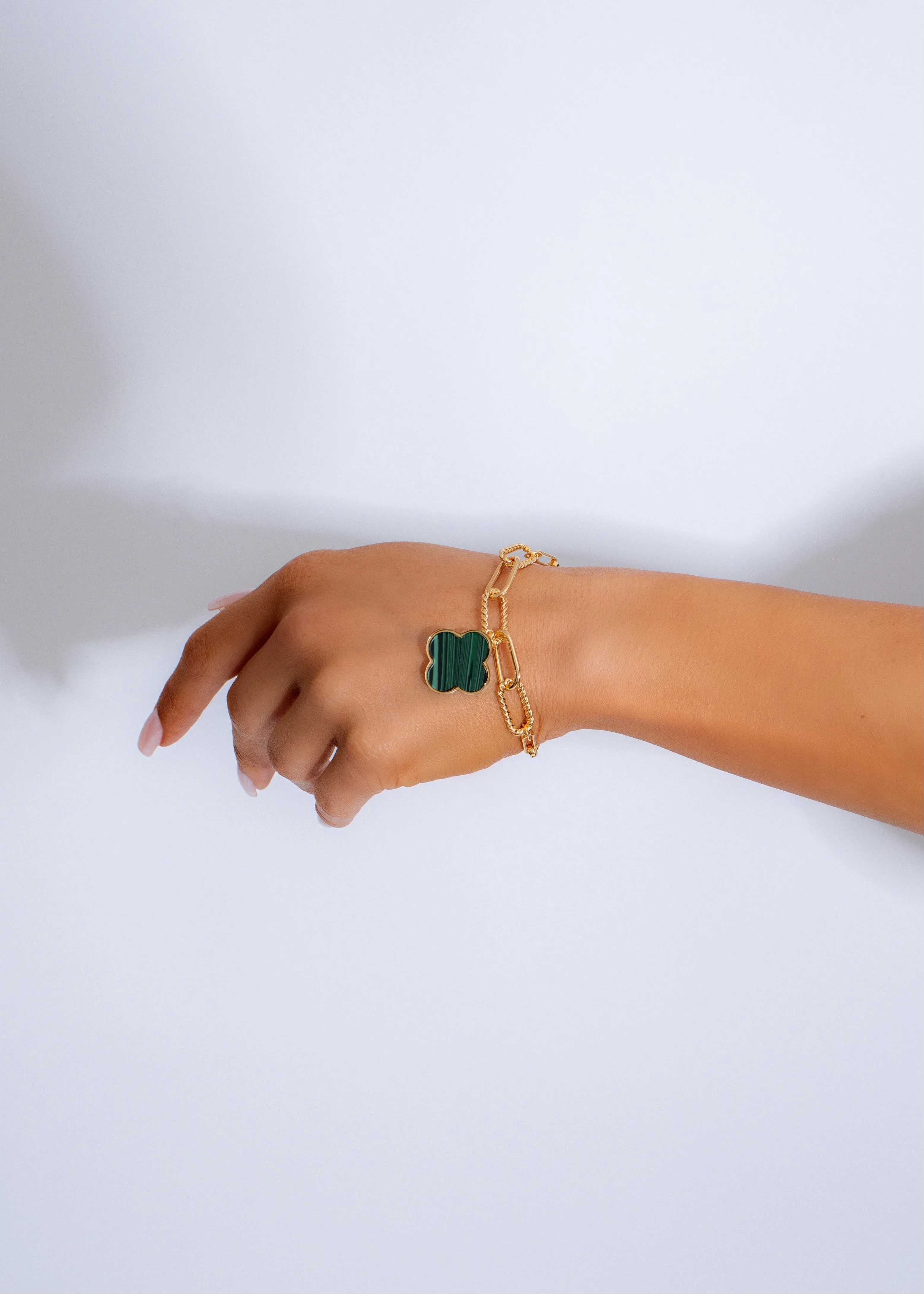 Fortuna Charm Bracelet Green