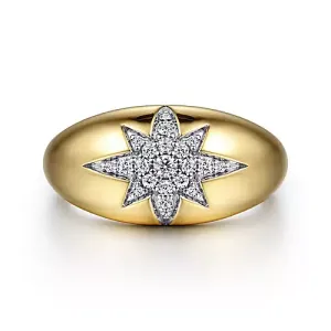 Gabriel & Co. Diamond Star Ring