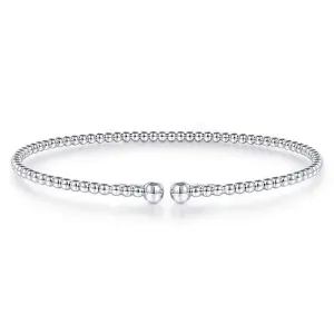 Gabriel & Co. White Gold Bujukan Split Bangle