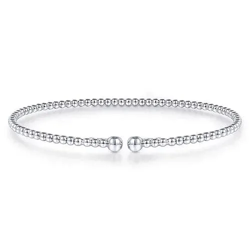 Gabriel & Co. White Gold Bujukan Split Bangle