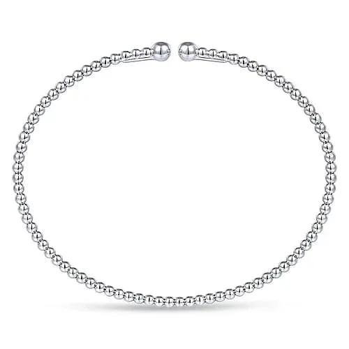 Gabriel & Co. White Gold Bujukan Split Bangle