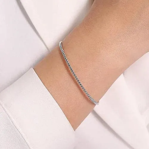 Gabriel & Co. White Gold Bujukan Split Bangle