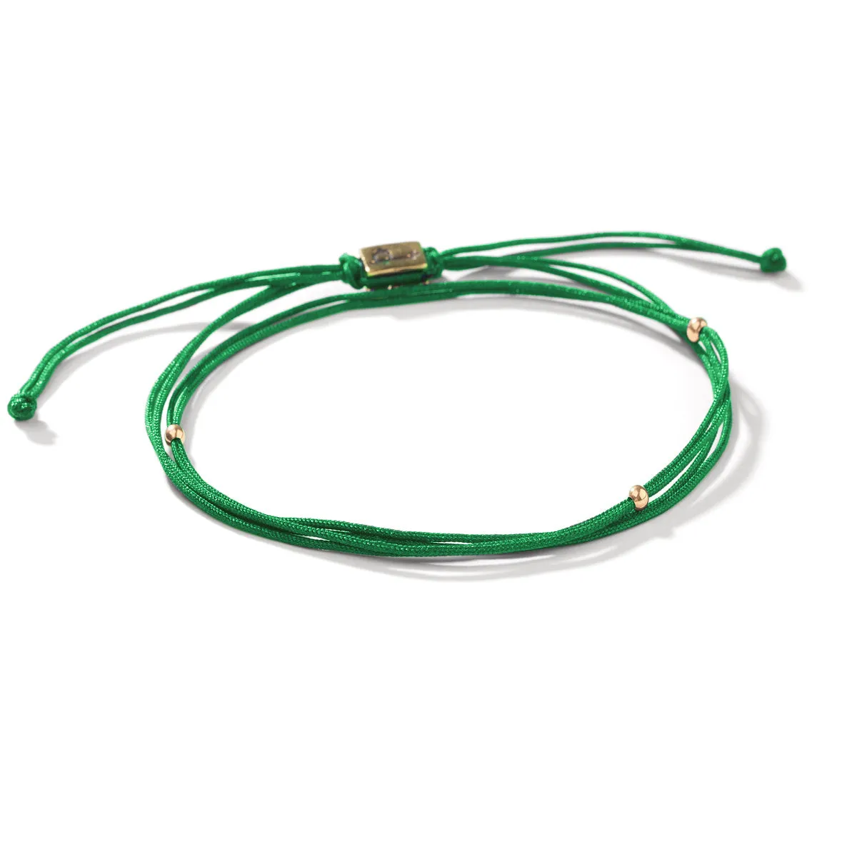 Green Orb Cord Bracelet