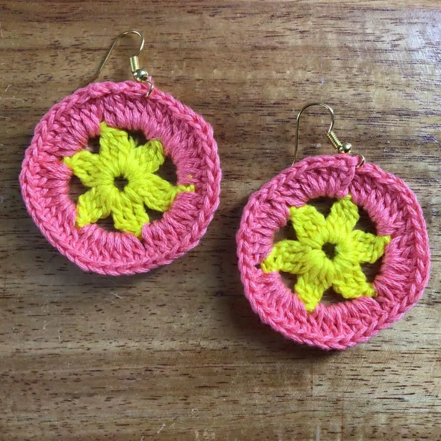 Indiva Handmade Crochet Earring