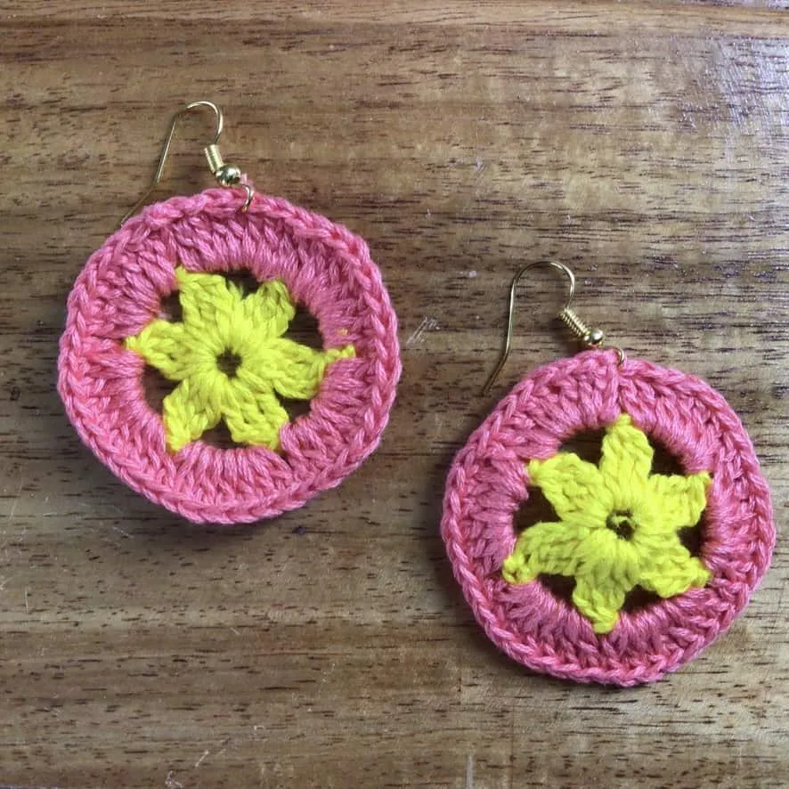 Indiva Handmade Crochet Earring