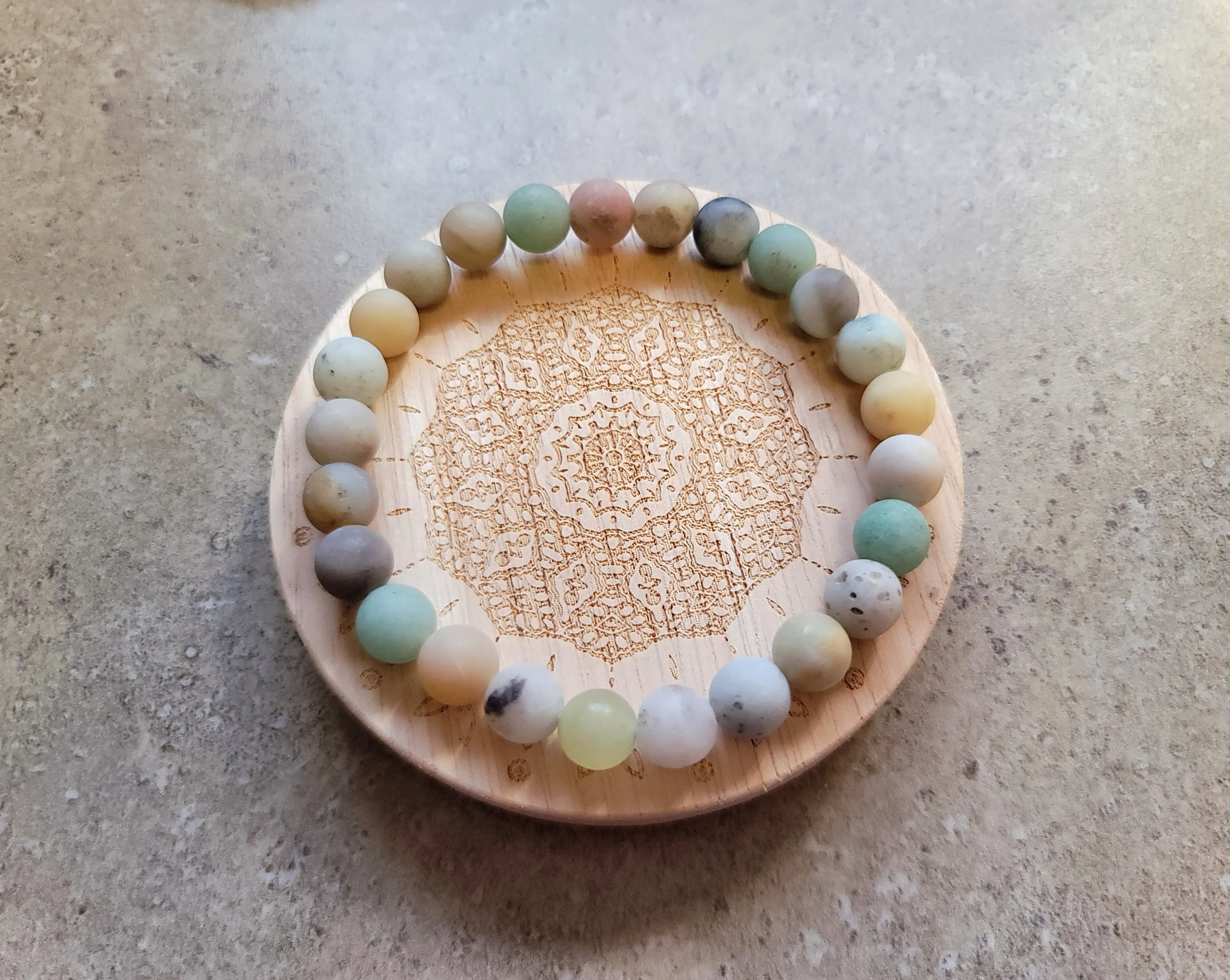 Matte Amazonite Bracelet