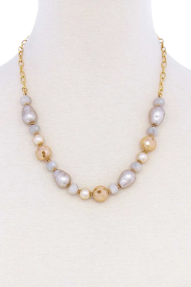 Modern Beaded Trendy Necklace