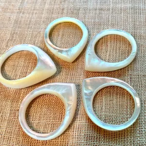 Mother of Pearl Rings