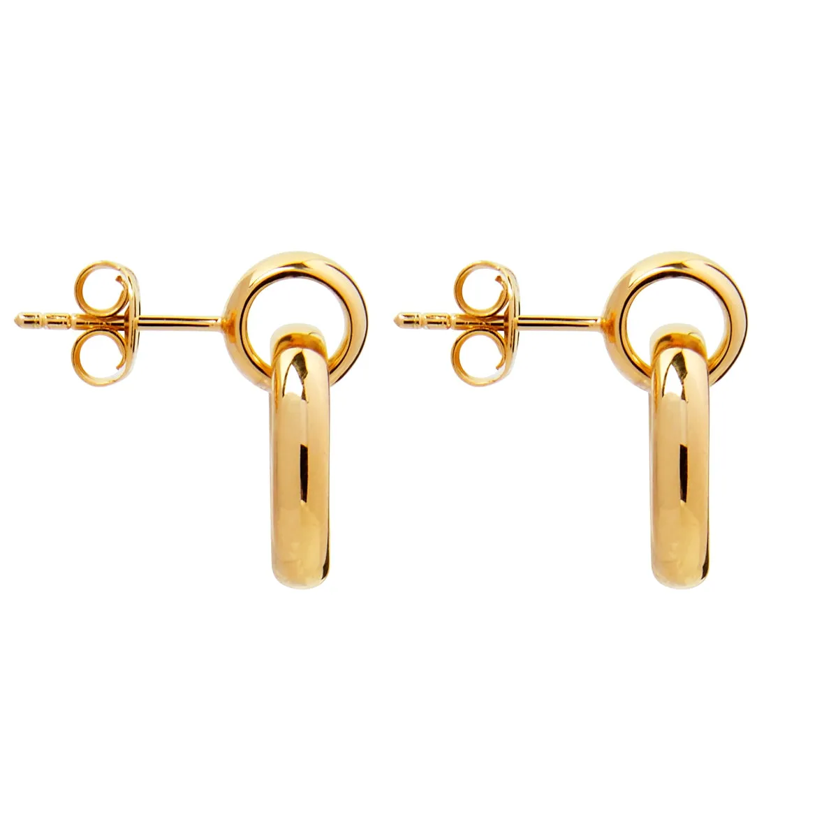 Najo Roma Yellow Gold Stud Earring