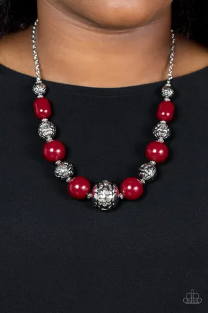 Necklaces Girl Meets Garden - Red N2240