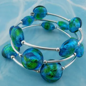 ocean slinky bracelet