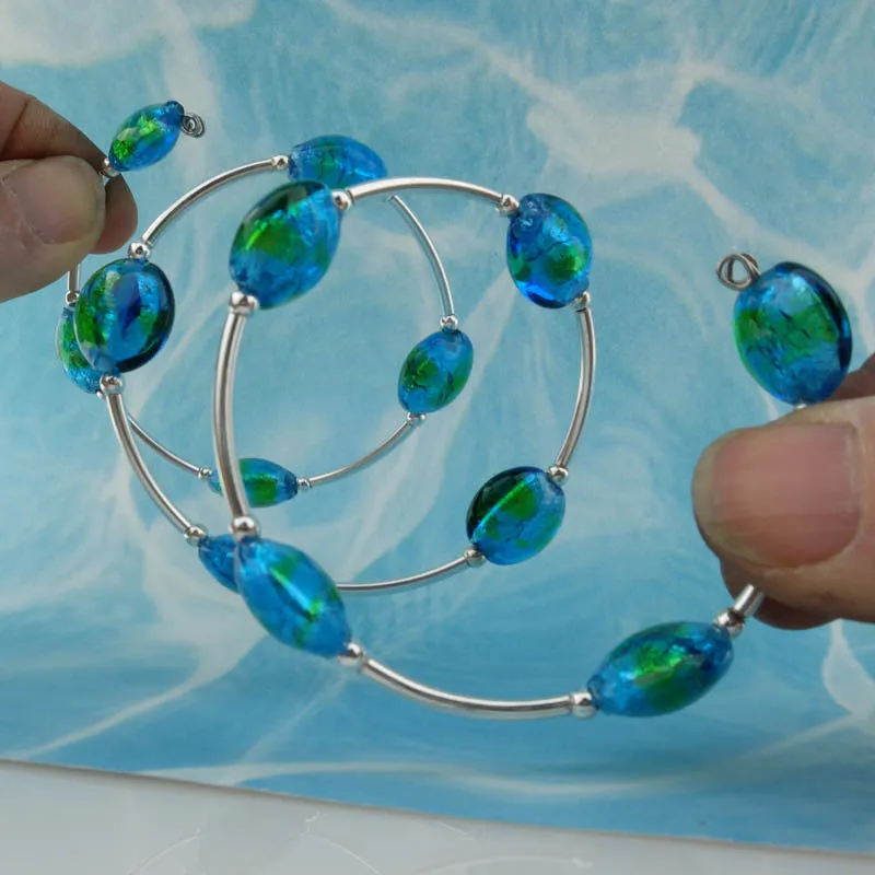 ocean slinky bracelet