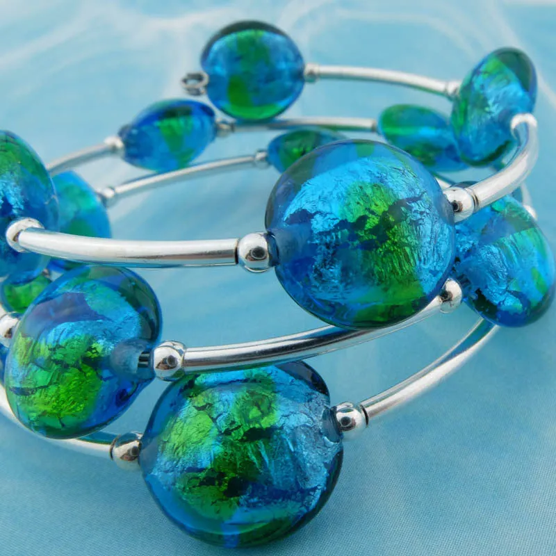 ocean slinky bracelet