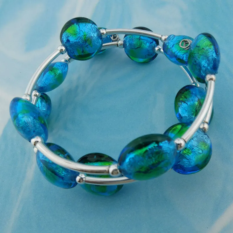 ocean slinky bracelet