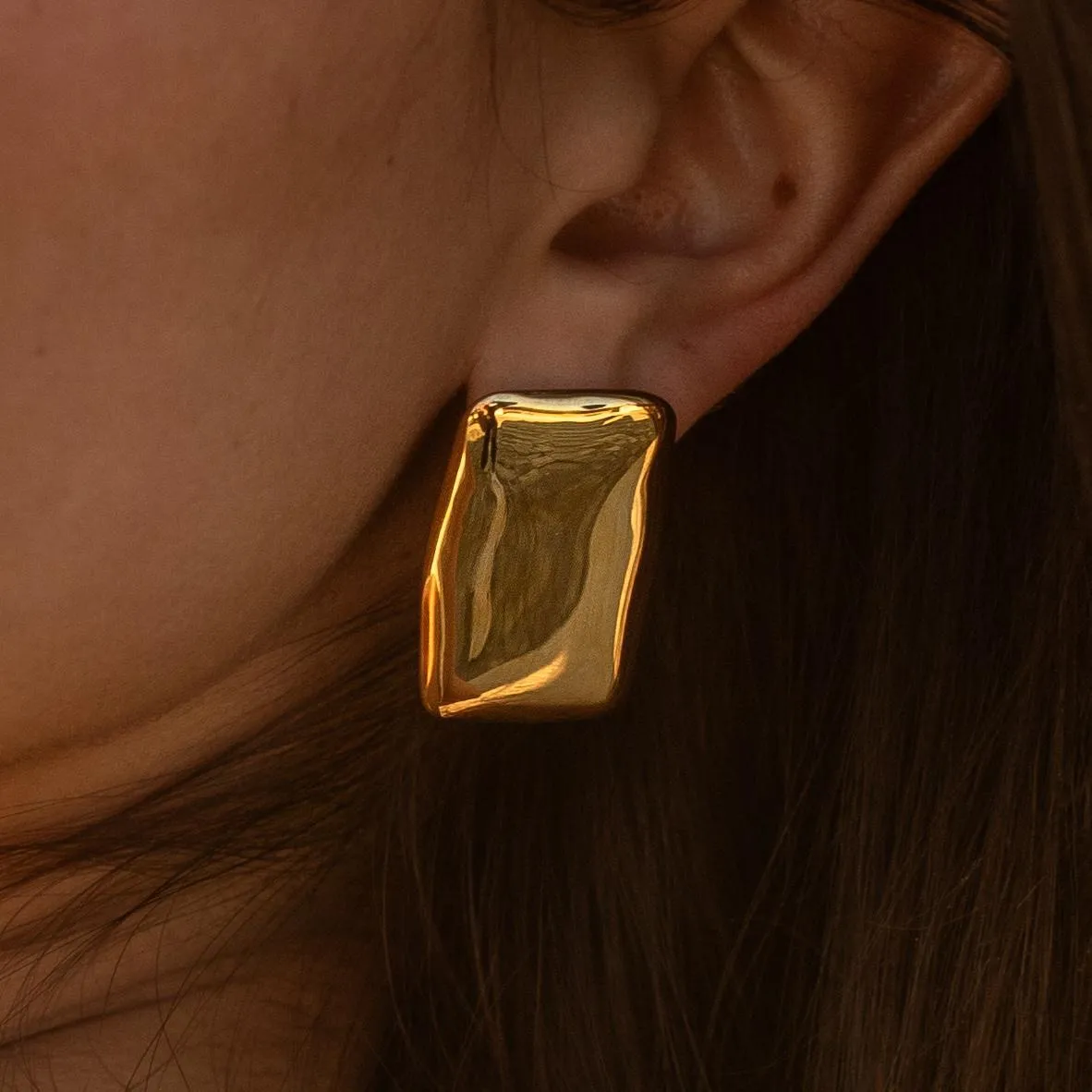 Oxford Earrings Gold