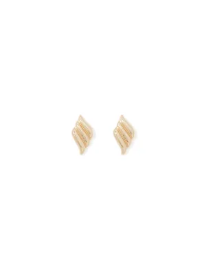 Pam Pretty Panel Stud Earrings