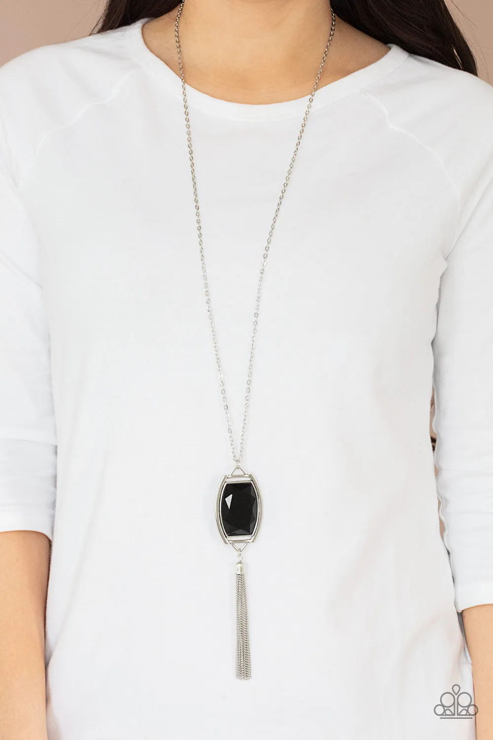 Paparazzi Timeless Talisman - Black Necklace