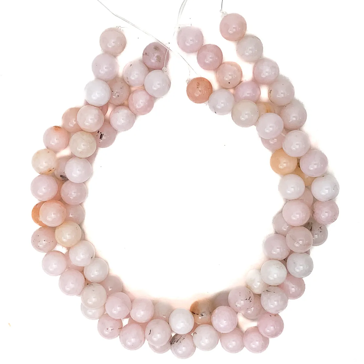 Pink Opal 12mm Smooth Rounds Bead Strand